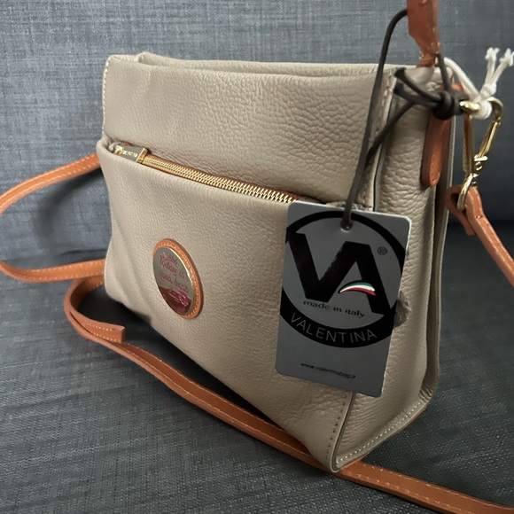 Valentina Bags Nwt Valentina Crossbody Shoulder Bag Italian Leather